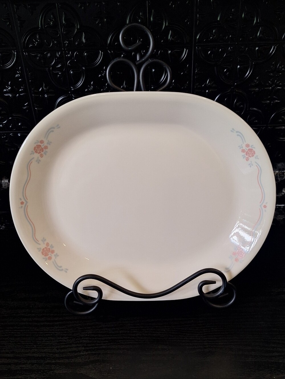 Corelle English Breakfast Serving Plate, Meat Platter, Large Corning Plate